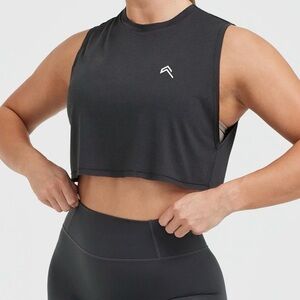 Oner Active Charcoal Sleeveless Crop Top